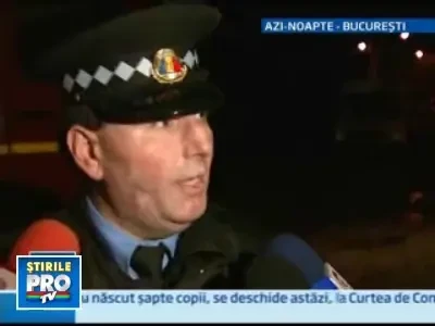 Incendiu puternic in Bucuresti, in cartierul Baneasa