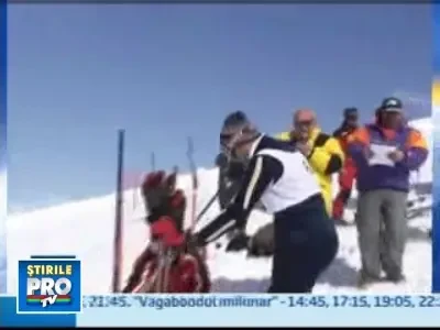 Intrecere la inaltime intre angajatii instalatiilor de transport pe cablu