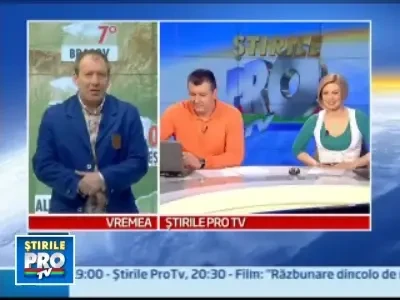 Vezi aici prognoza meteo pentru urmatoarele trei zile