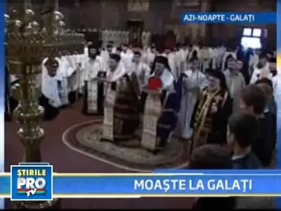Pelerinaj la Galati la moastele Sfantului Vasile cel Mare