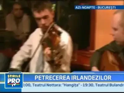 Bucurestiul s-a-nverzit! Irlandezii au sarbatorit Sf. Patrick!