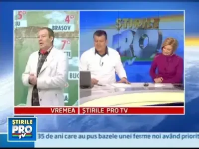 Ninsori in mai multe regiuni ale tarii. Prognoza pe trei zile