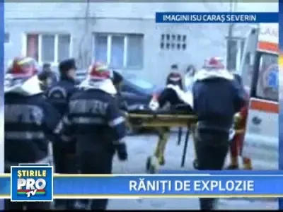 Cinci raniti intr-o explozie puternica dintr-un bloc din Caransebes!
