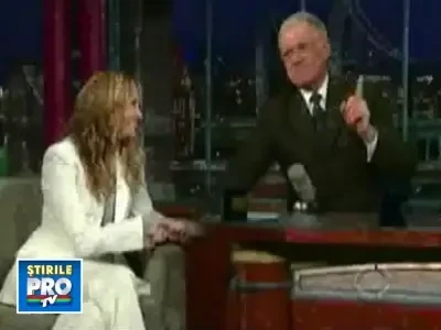 Sarut fierbinte!?! Intre Julia Roberts si David Letterman!