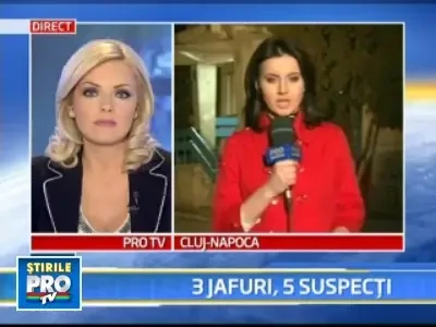 Cinci persoane audiate in cazul jafurilor de la Cluj