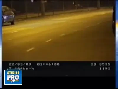 Cu 100 de km la ora peste limita legala, in centrul Pitestiului!