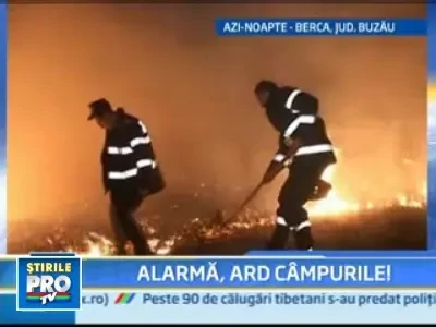 La un pas de tragedie: au pus foc in apropierea unui camp de sonde