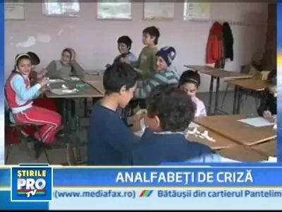 Criza financiara transforma tot mai multi copii in analfabeti!