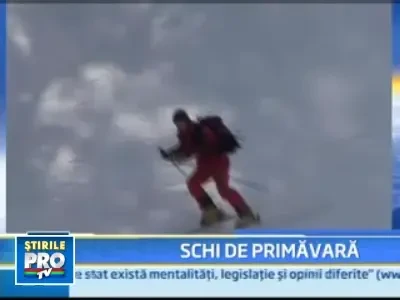Partii perfecte pentru pasionatii de schi in plina primavara!
