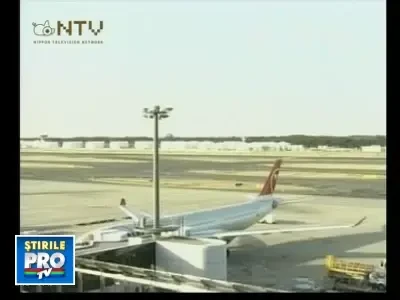 IMAGINI INCREDIBILE: Avion in flacari, la Tokio!