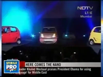Nano, masina de 2.000 de dolari, intra pe piata!