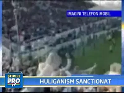 Huliganii care au aruncat cu pietre la meciul Gloria-Dinamo, identificati