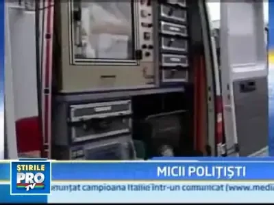 Forte noi la Politia din Arges: 40 de copii de 7 si 8 ani