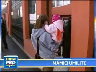 Mamici purtate pe drumuri pentru indemnizatii!