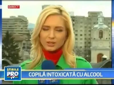 Inocenta pierduta! In coma alcoolica la 14 ani!