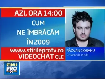 Razvan Ciobanu la videochat: "Revin pantofii cu varf ascutit"
