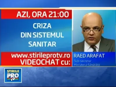 Raed Arafat: In unele spitale medicii rezidenti nu sunt lasati sa lucreze