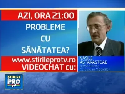 V. Astarastoae: Sanctiunile aplicate de Colegiul Medicilor nu sunt blande