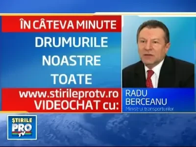 Radu Berceanu la videochat: Nu avem autostrazi pentru ca nu avem bani!