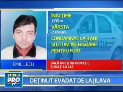 Alerta in Ilfov si Bucuresti! Un detinut si-a luat "liber" de la Jilava