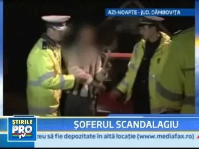 S-a prefacut ca lesina, dupa ce a fost prins beat-mort la volan!