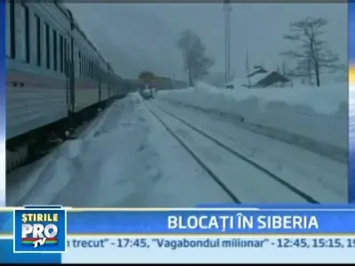 1.200 de oameni, blocati timp de cinci zile in trenurile din Siberia!