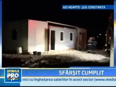 A murit strivit de tavan in timp ce incerca sa scape de flacari!