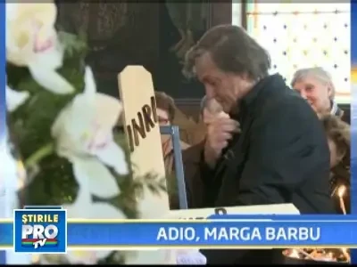 Marga Barbu, condusa pe ultimul drum