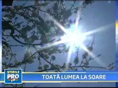 Vremea frumoasa i-a scos in acest week-end pe romani din casa