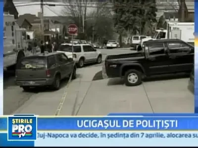 Trei politisti impuscati mortal, de un tanar inarmat pana in dinti!