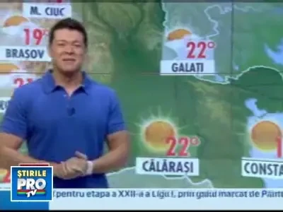 Luni vremea se mentine calda in cea mai mare parte a tarii