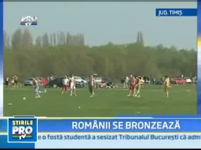 Vremea frumoasa din week-end a scos toti romanii din case!