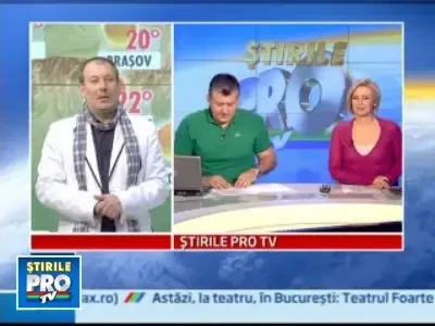 Vezi aici prognoza meteo pe urmatoarele trei zile!