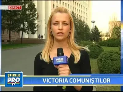 Comunistii au castigat detasat alegerile din Republica Moldova