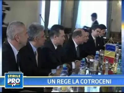 Intalnire la nivel inalt: Abdullah al II-lea al Iordaniei si Traian Basescu