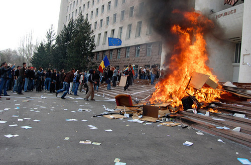 ProTV Chisinau: Protest in centrul capitalei Moldovei