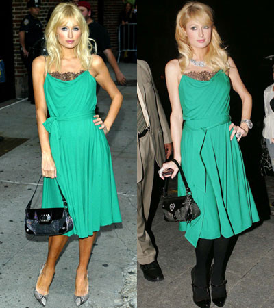 Si vedetele recicleaza. Hainute!