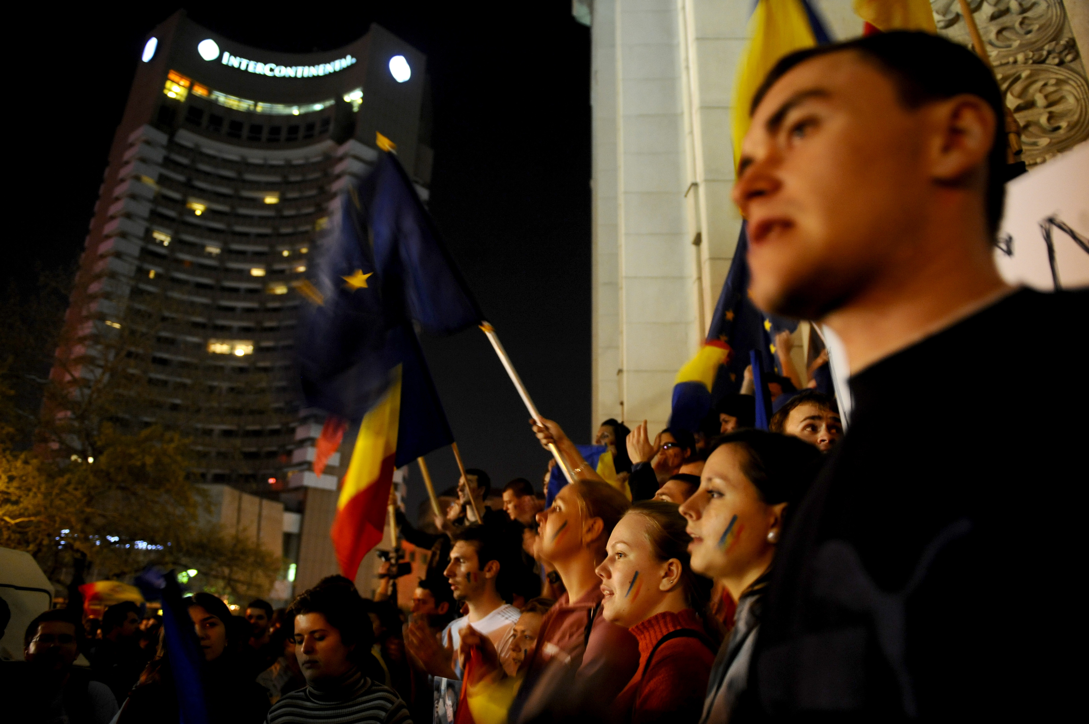 A rasunat Bucurestiul de scandarile studentilor din Moldova!