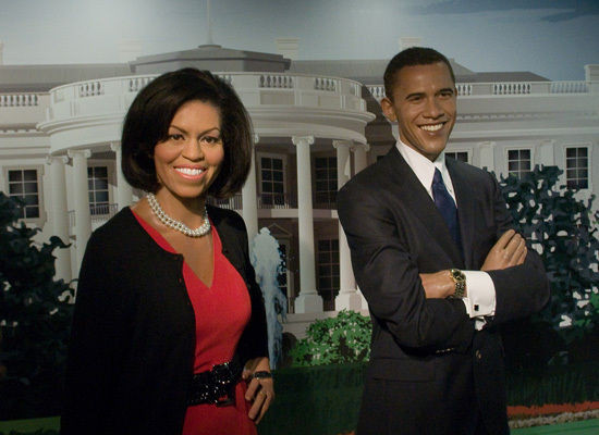 Barack si Michelle Obama, statui de ceara la Madame Tussauds!