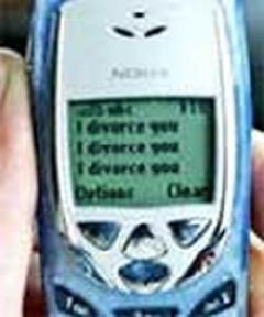 Divort prin SMS!