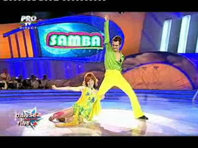 Catalin Josan, cu tricolorul pe mana la "Dansez pentru tine"