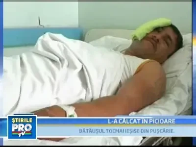 Batut pentru ca si-a aparat sotia de avansurile unui recidivist