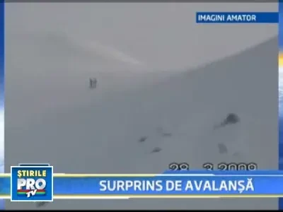Marturii din infern. A scapat cu viata dupa ce a fost inghitit de avalansa