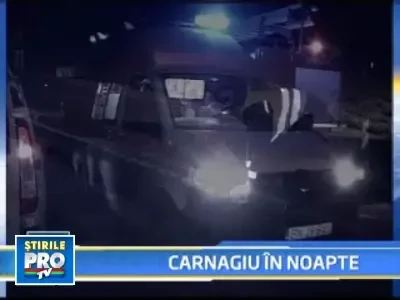Carnagiu pe o sosea din Bistrita Nasaud! Microbuz spulberat de un camion!