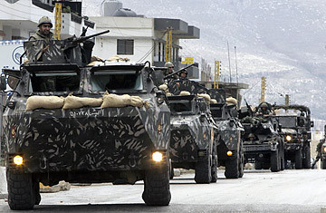 Tablou de razboi la vizita presedintelui Basescu in Liban