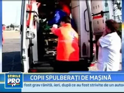 Jale in Arges! Doua fetite de 3 si 4 ani, spulberate de o masina de teren!