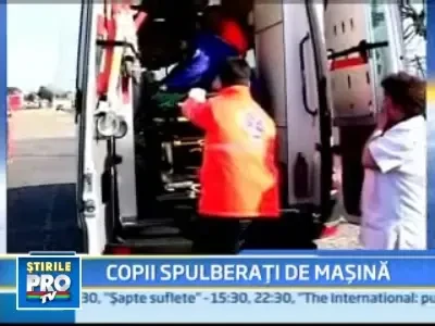 Jale in Arges! Doua fetite de 3 si 4 ani, spulberate de o masina de teren!