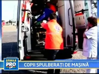 O tanara a spulberat cu masina de teren doua fetite de 3 si 4 ani!