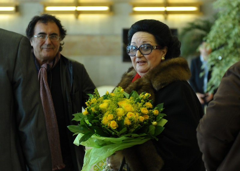 Regal Montserrat Caballe si Al Bano la Bucuresti. Nu a mai contat ploaia!