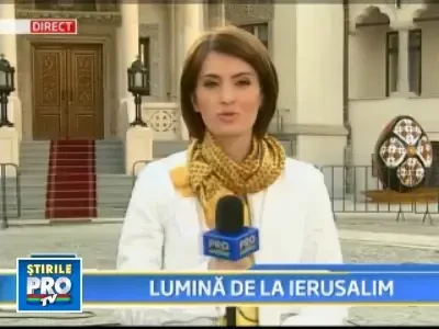 Cadoul Patriarhiei de Paste: lumina sfanta, de la mormantul lui Iisus